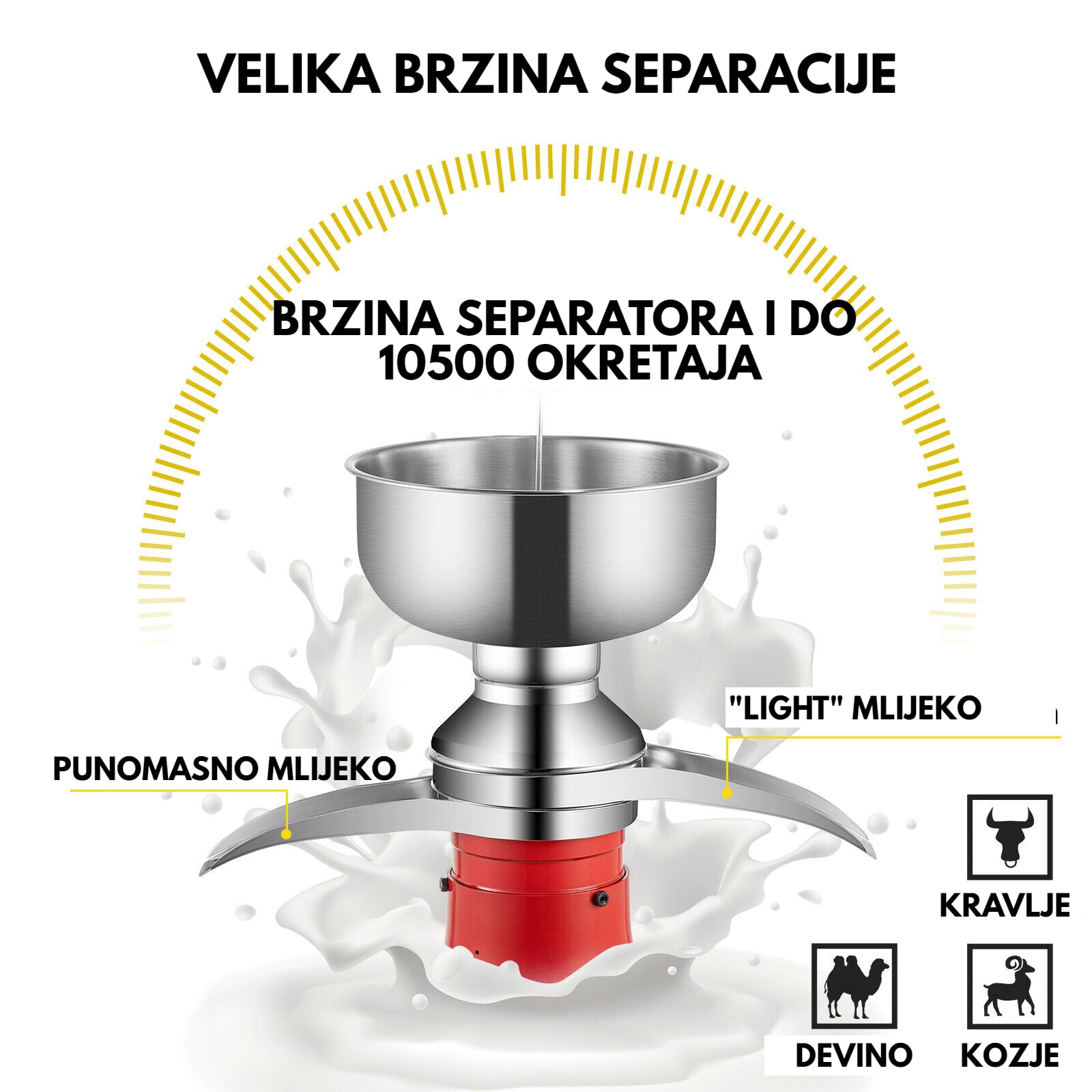 Separator za mlijeko – Uzmi sve