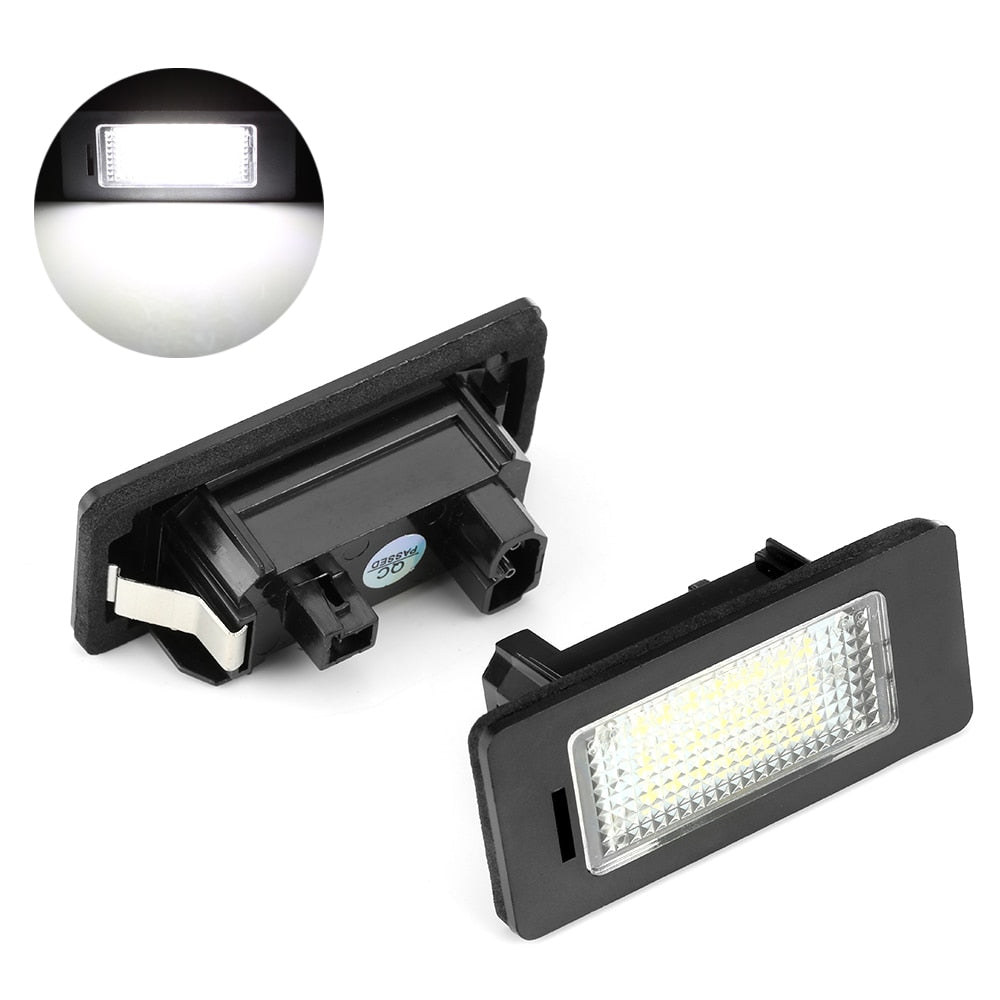 LED BMW svjetla za tablicu - par  za BMW E39 E60 E61 E82 E90 E91 E92 E93 X5 X6 - Uzmi sve